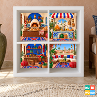 Moroccan Medina Backdrop - presentation view