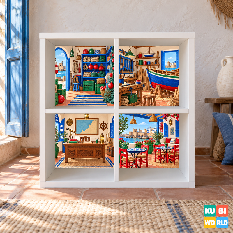 Essaouira Seaport Backdrop - presentation view