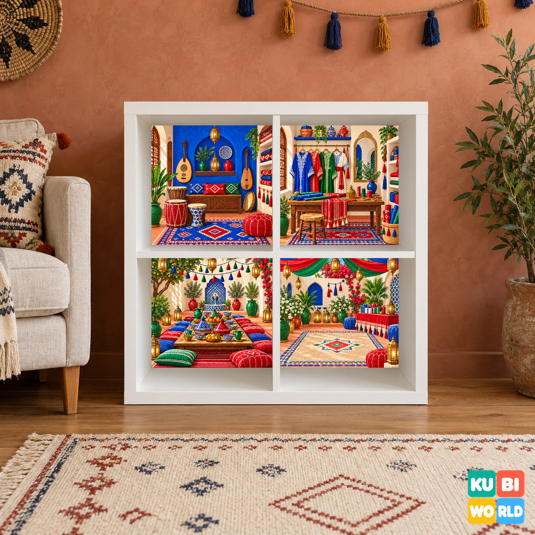 Moroccan Celebration Backdrop - presentation view