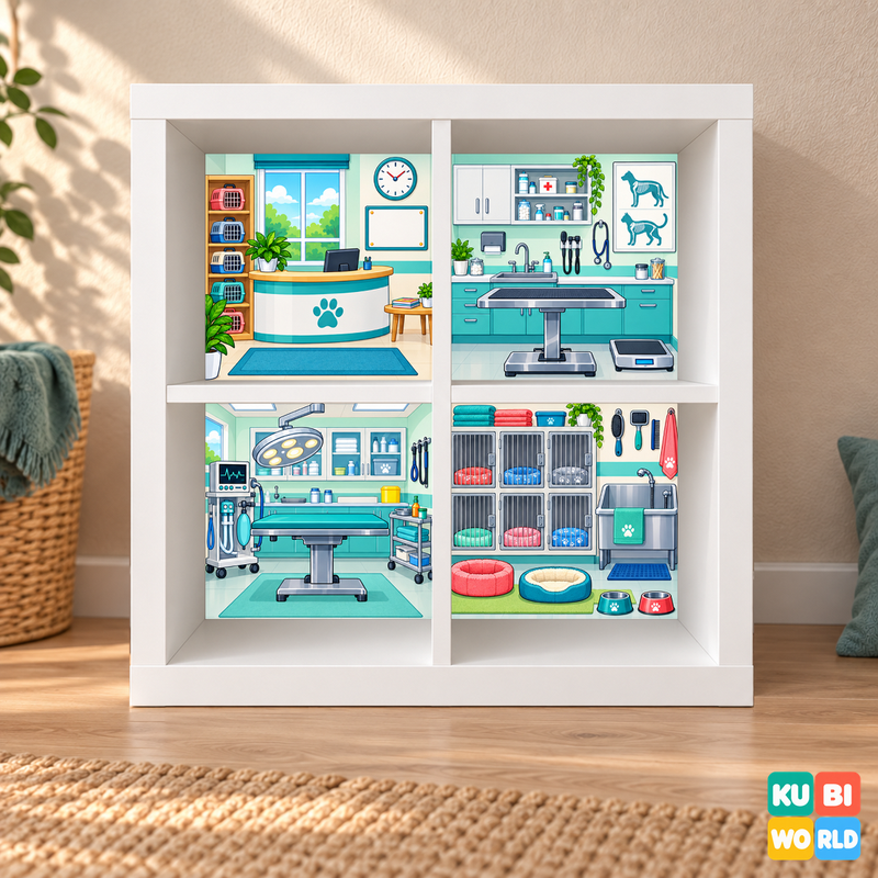 Veterinary Clinic Backdrop - presentation view