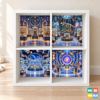 Temporal Museum Backdrop - presentation view